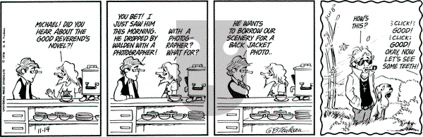 Doonesbury on Thursday November 14, 1974 Comic Strip