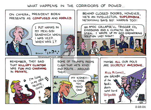 Ted Rall - Wednesday February 28, 2024 Comic Strip