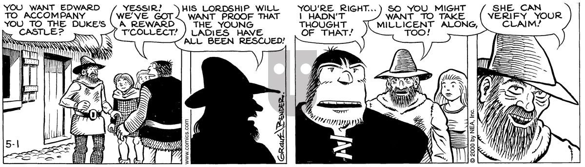 Alley Oop - Monday May 1, 2000 Comic Strip