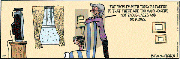 Grand Avenue on Monday January 17, 2011 Comic Strip