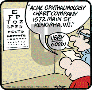 Ziggy on Thursday June 10, 2021 Comic Strip
