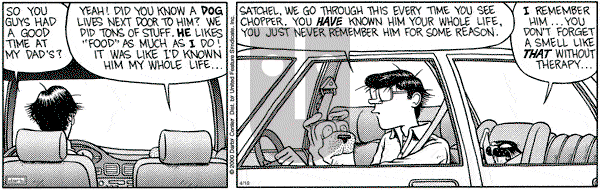 Get Fuzzy on Tuesday April 18, 2000 Comic Strip