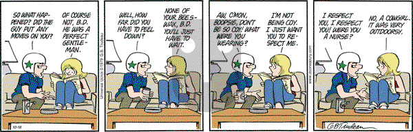 Doonesbury on Saturday October 18, 2014 Comic Strip