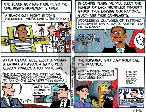 Ted Rall on Monday September 1, 2008 Comic Strip