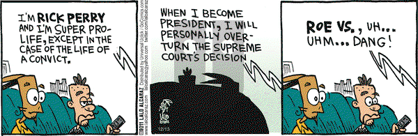 La Cucaracha on Tuesday December 13, 2011 Comic Strip