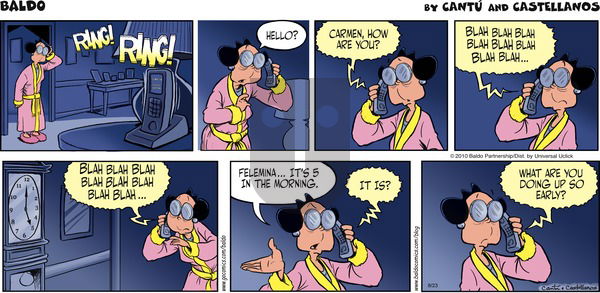 Baldo - Sunday August 23, 2015 Comic Strip
