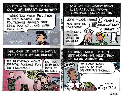 Ted Rall on Wednesday February 11, 2015 Comic Strip