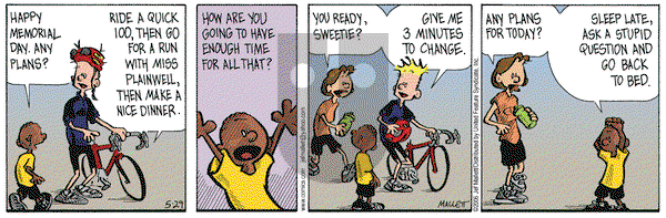 Frazz on Monday May 29, 2006 Comic Strip
