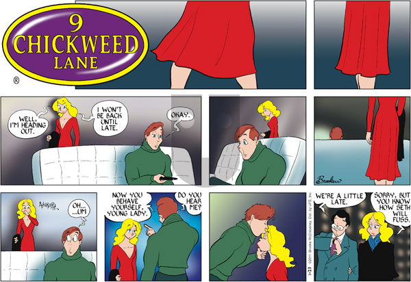 9 Chickweed Lane on Sunday January 23, 2011 Comic Strip