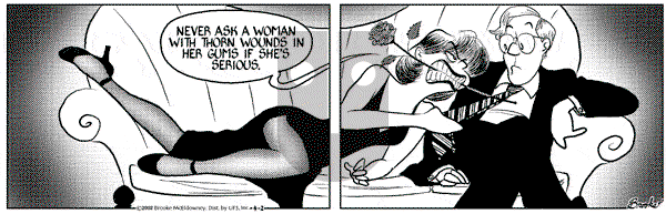 9 Chickweed Lane on Tuesday April 2, 2002 Comic Strip
