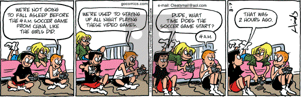 Cleats - Thursday August 7, 2008 Comic Strip