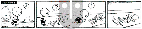 Peanuts on Monday December 10, 1951 Comic Strip