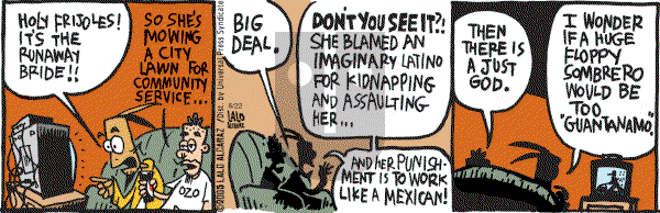 La Cucaracha on Monday August 22, 2005 Comic Strip