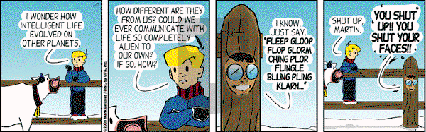 Cow and Boy Classics on Tuesday February 17, 2009 Comic Strip