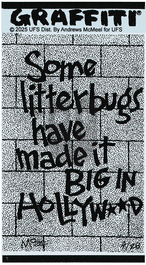 Graffiti on Monday April 28, 2025 Comic Strip
