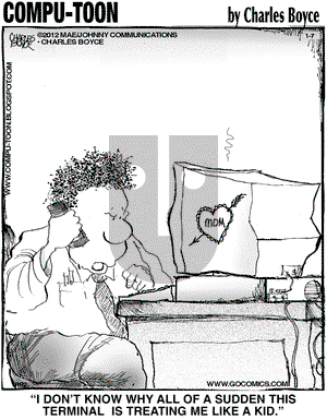 Compu-toon on Monday January 7, 2013 Comic Strip
