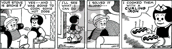 Nancy Classics on Saturday July 30, 2016 Comic Strip