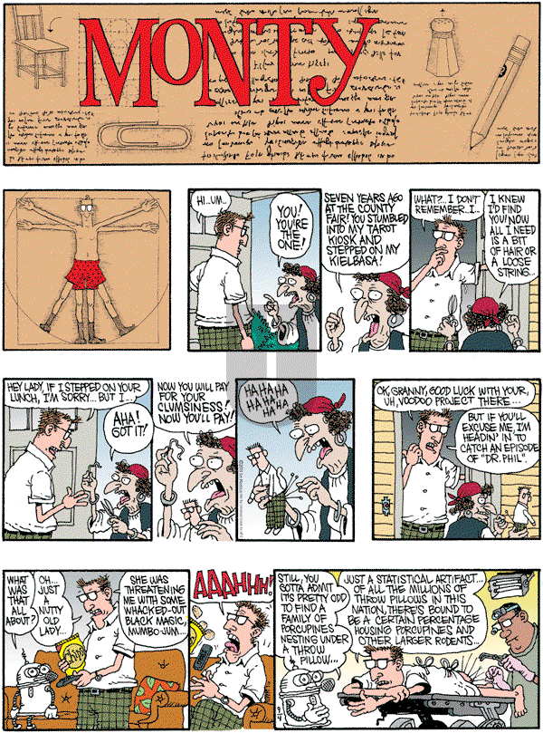 Monty on Sunday September 4, 2011 Comic Strip