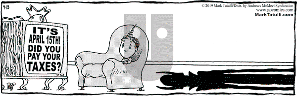 Lio on Monday April 15, 2019 Comic Strip