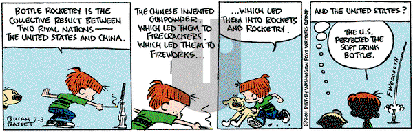 Red and Rover on Tuesday July 3, 2001 Comic Strip