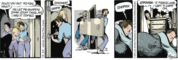 For Better or For Worse - Tuesday November 12, 2024 Comic Strip