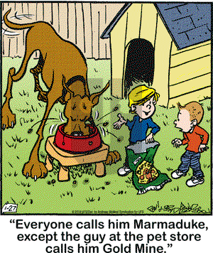 Marmaduke on Saturday January 27, 2018 Comic Strip
