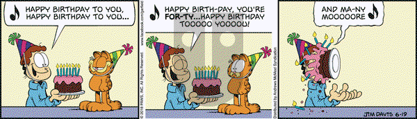Garfield on Tuesday June 19, 2018 Comic Strip