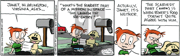 Red and Rover on Saturday September 20, 2003 Comic Strip
