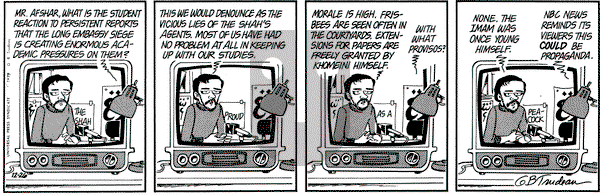Doonesbury on Wednesday December 26, 1979 Comic Strip