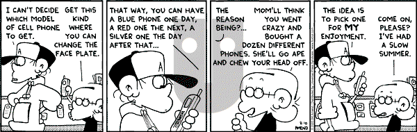 FoxTrot on Thursday August 10, 2000 Comic Strip