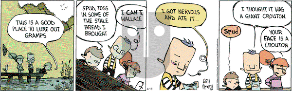 Wallace the Brave on Thursday April 18, 2019 Comic Strip