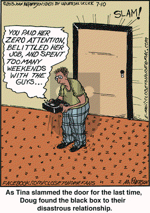 Close to Home on Wednesday July 10, 2013 Comic Strip