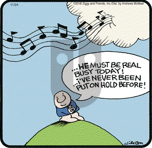 Ziggy on Saturday November 24, 2018 Comic Strip