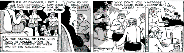 Alley Oop on Monday May 10, 1999 Comic Strip