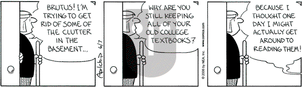 The Born Loser on Sunday January 7, 2007 Comic Strip