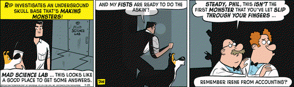 Rip Haywire on Monday July 25, 2016 Comic Strip