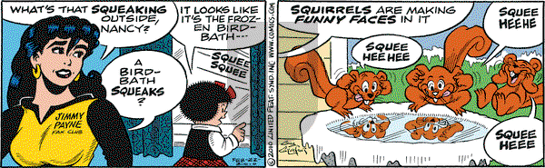 Nancy on Monday February 22, 2010 Comic Strip