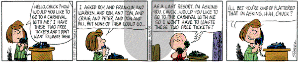Peanuts on Monday May 26, 2003 Comic Strip