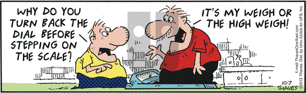 Frank and Ernest on Monday October 7, 2013 Comic Strip