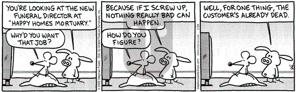 Pearls Before Swine on Monday January 28, 2002 Comic Strip