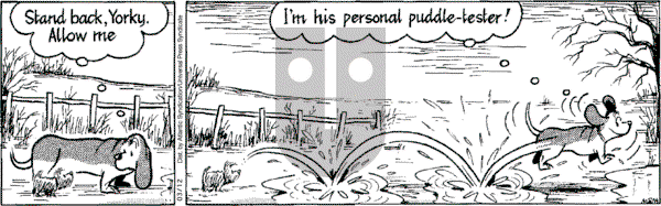 Fred Basset on Monday March 12, 2007 Comic Strip