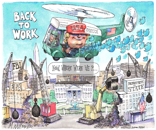 Matt Wuerker on Tuesday January 2, 2018 Comic Strip