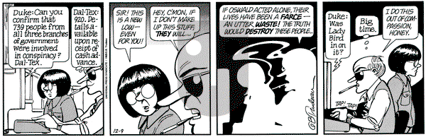 Doonesbury on Thursday December 9, 1993 Comic Strip