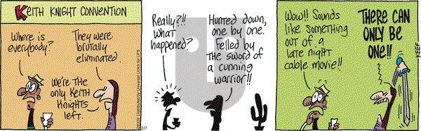 The Knight Life on Thursday February 7, 2013 Comic Strip