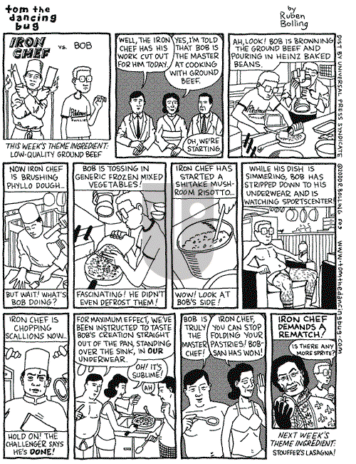 Tom the Dancing Bug on Saturday August 19, 2000 Comic Strip