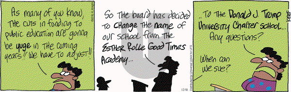 The Knight Life on Monday December 12, 2016 Comic Strip