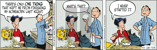 Baldo on Tuesday April 2, 2013 Comic Strip