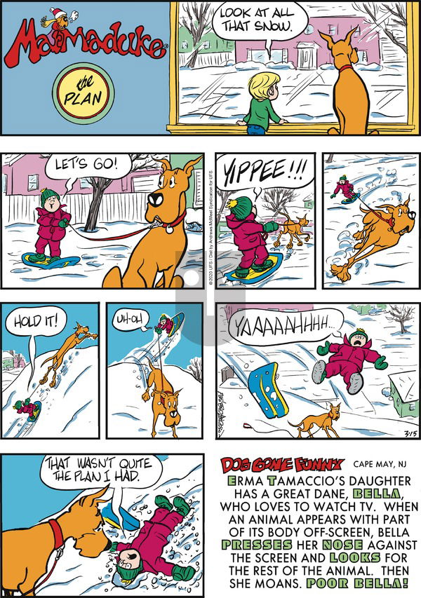 Marmaduke on Sunday March 15, 2020 Comic Strip