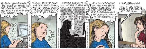 For Better or For Worse - Saturday August 4, 2007 Comic Strip