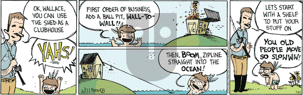 Wallace the Brave on Saturday July 21, 2018 Comic Strip